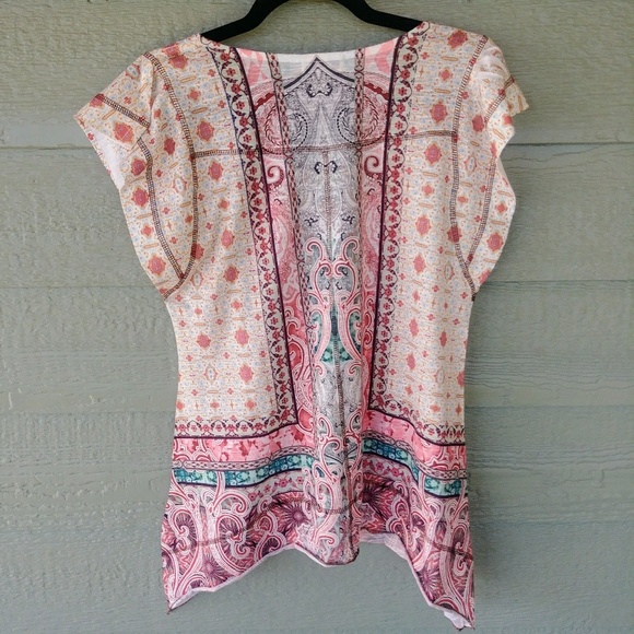 Boho India Butterfly Sleeve Top - Picture 2 of 8